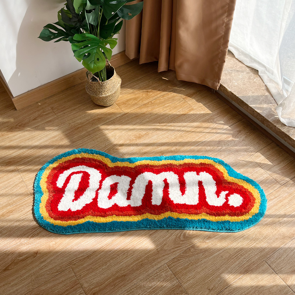 Amazon.com: LAKEA Letter Element Damn Tufted Rug 100 Handmade